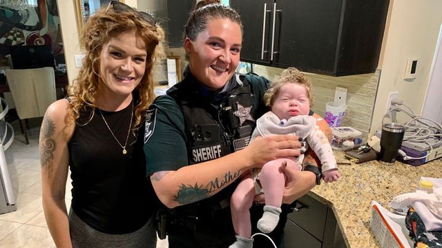 Florida deputy saves life of 3-month-old baby