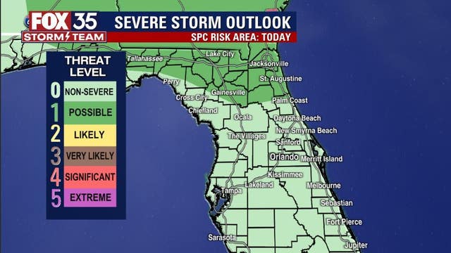 Storm chances increasing for Central Florida heading into the weekend