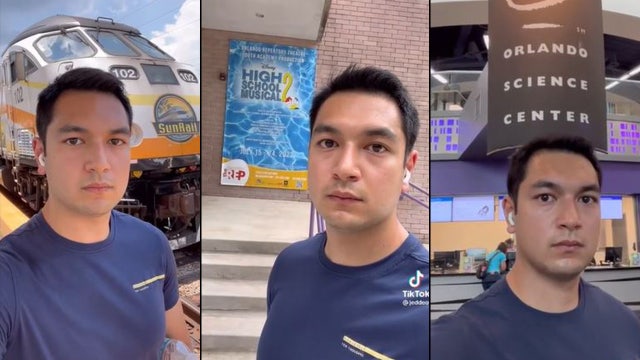 TikToker goes on hilarious tour of Orlando using SunRail in viral video