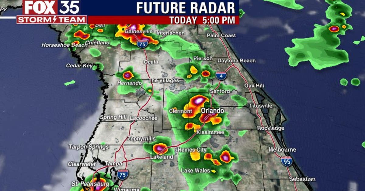Orlando Weather Forecast: Hot, humid with storm chances Monday | FOX 35 ...