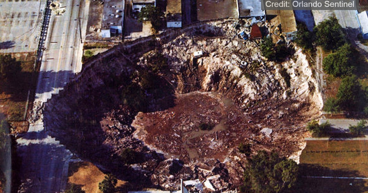 Sinkhole creates new Florida lake: History of Lake Rose in Winter