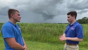 Storm chaser invites FOX 35 Storm Team along for the ride