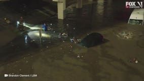 VIDEO: Dallas flooding rescue captured on drone