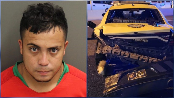 Suspected DUI driver crashes into FHP patrol car in Orange County