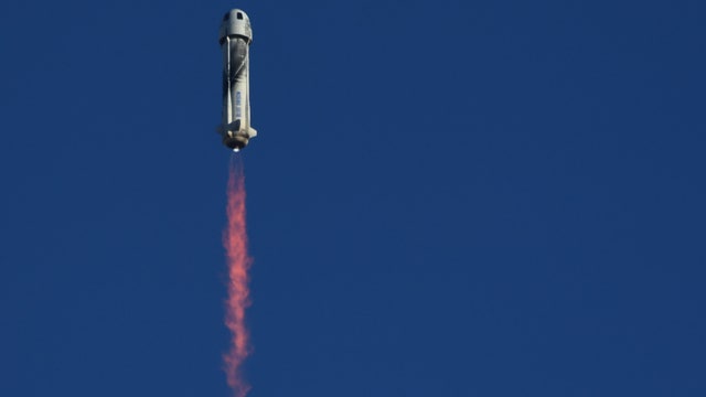 Watch again: Melbourne restaurant owner among the 6 people Blue Origin launched to space