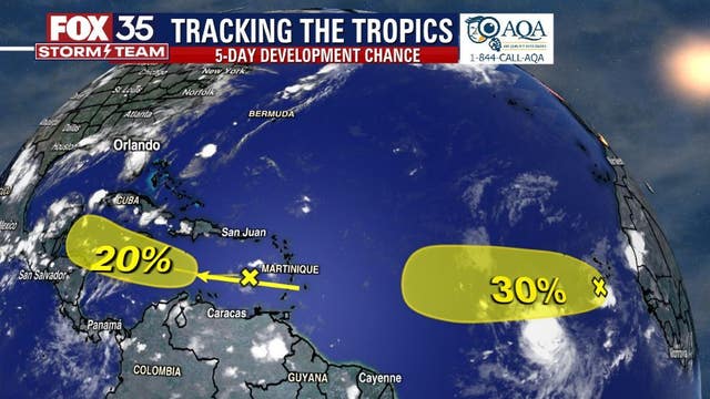 Chances of development rise for tropical wave in the Atlantic