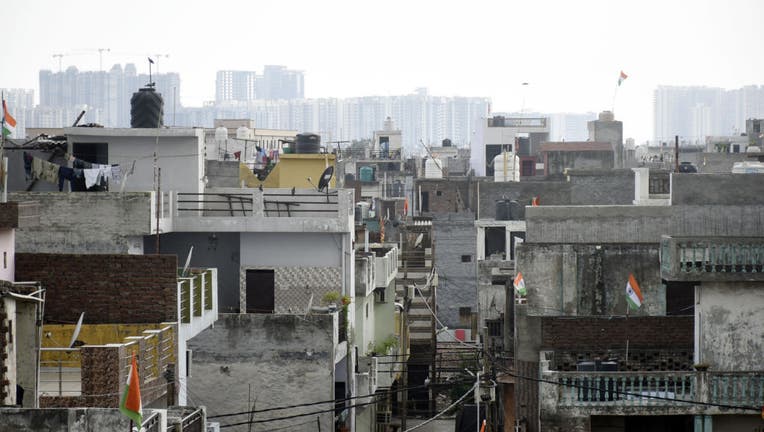 Flags On Houses As Part Of 75th Independence Day Celebrations