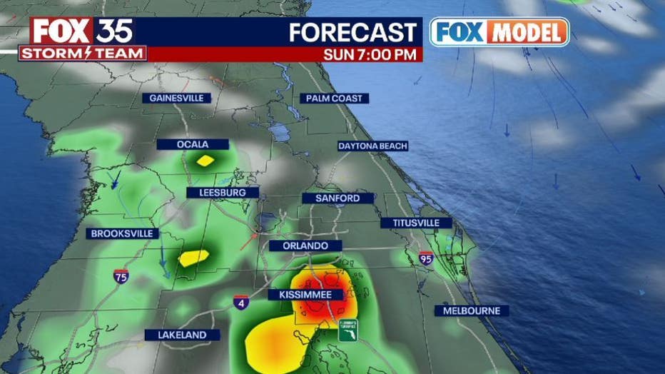 Orlando weather forecast Afternoon showers and thunderstorms into late