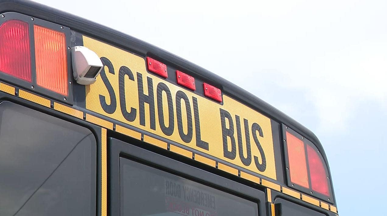 School bus clipped by train in Bushnell; no injuries reported
