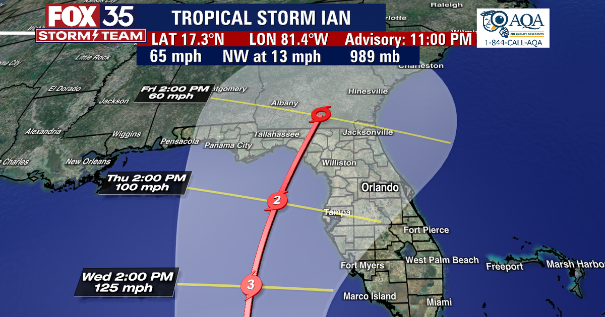 Tropical Storm Ian update: Central Florida still in storm's track ...