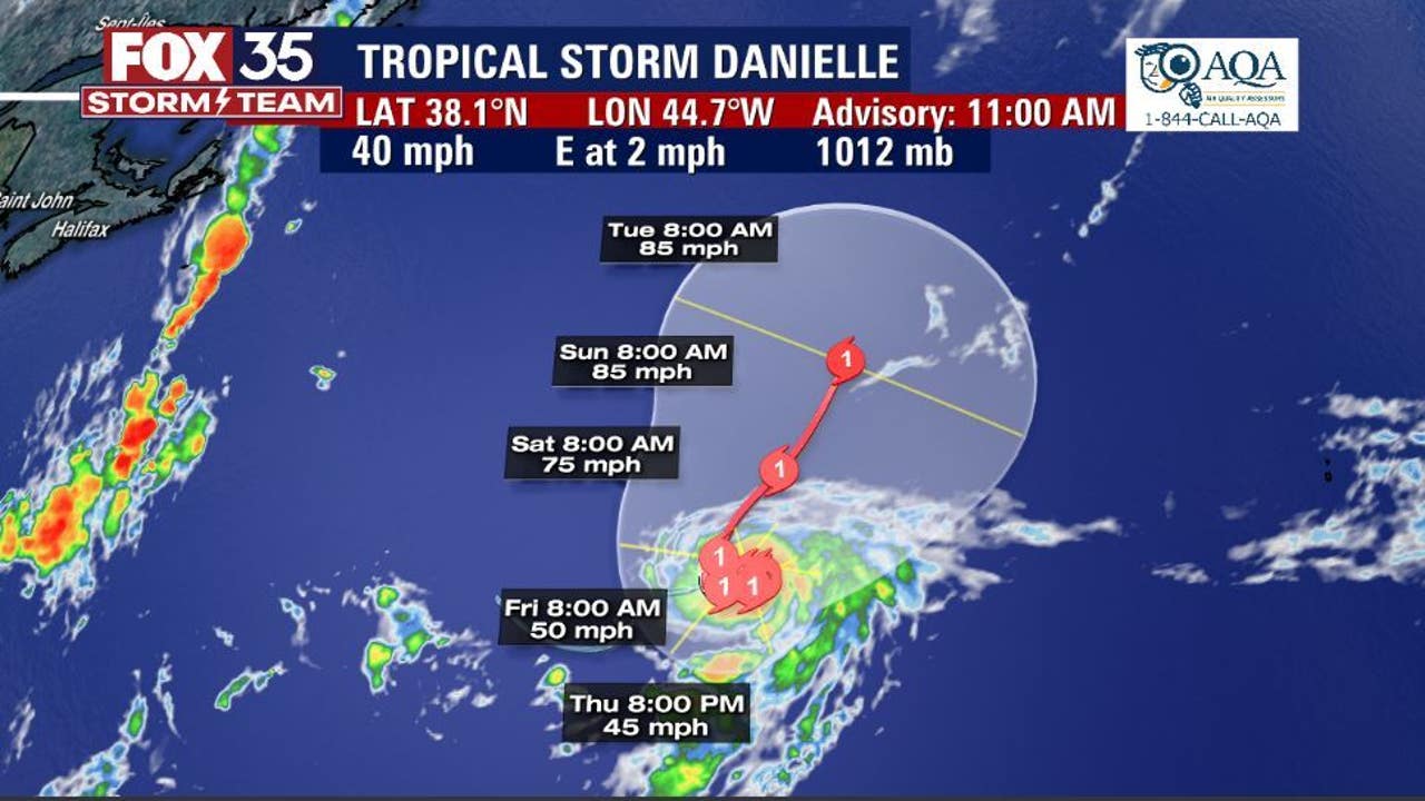 Tropical Storm Danielle forms in the Atlantic, expected to become hurricane - Vimarsana News