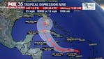 Tropical Depression 9 forms in the Atlantic; Florida in projected path of possible hurricane