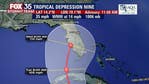Tropical Depression 9 projected to make landfall in Florida as major Category 3 hurricane