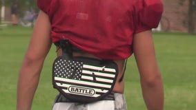 Satellite High School honors military members during football game