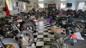 Amazing hoard of over 50 classic motorcycles being auctioned