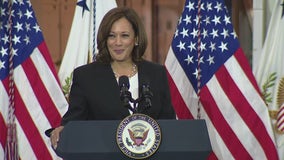 VP Kamala Harris visits Houston for National Baptist Convention, National Space Council meeting