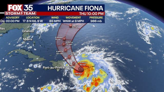 Hurricane Fiona forms in the Atlantic: How close will it come to Florida?