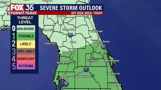 Orlando weather forecast: Heavy rain, possible storms over Central Florida on Friday