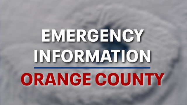 Hurricane Ian: Orange County Emergency Information - evacuations, sandbags, shelters, school closings