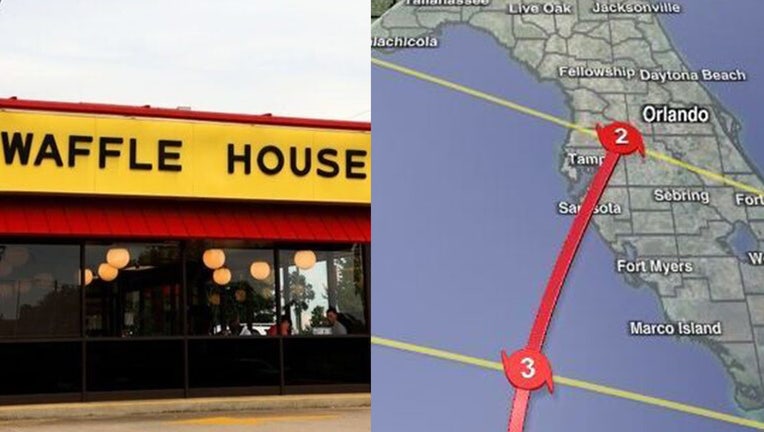 Storm severity index reaches CODE RED for Hurricane Ian: Waffle House