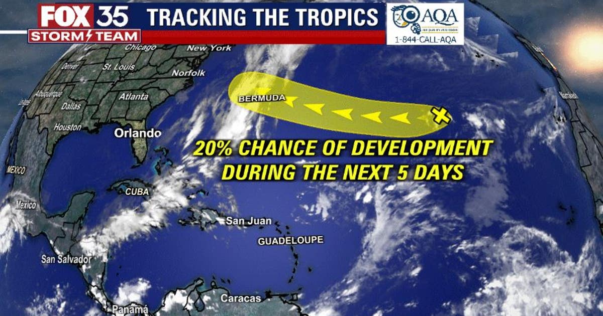 Weak disturbance being monitored in the Atlantic by National Hurricane ...