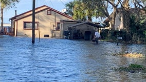 Homes near Florida's Lake Jesup flood days after Ian passes