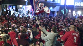 Philadelphia erupts with excitement in 'peaceful' celebrations as Phillies move on to World Series