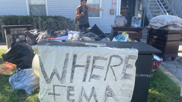 'I am homeless': Florida residents demand help from FEMA as homes deemed unlivable