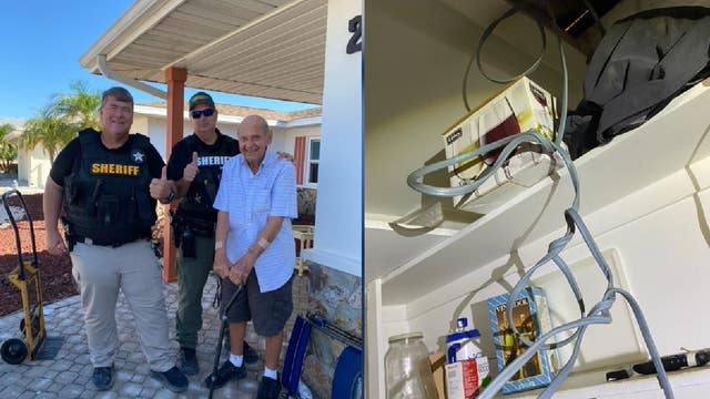 Florida man, 94, found clever way to escape attic after Hurricane Ian floodwaters trapped him inside
