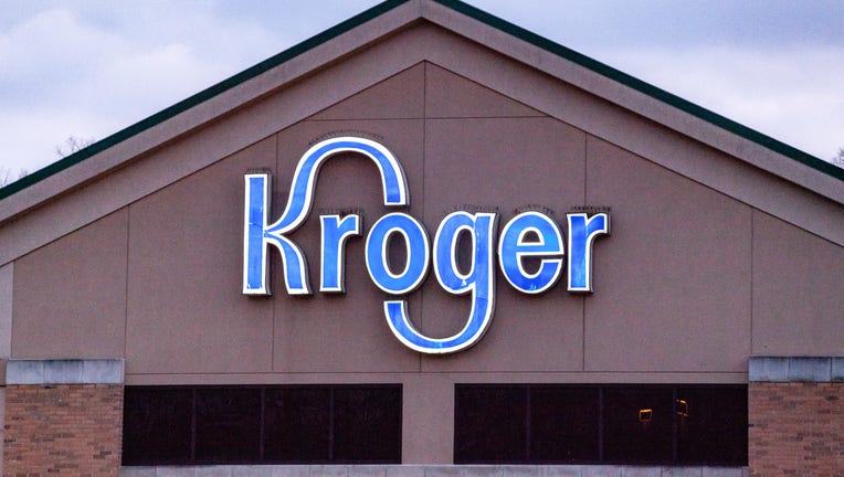 e06f94c6-Kroger logo is seen at one of their stores in Athens.