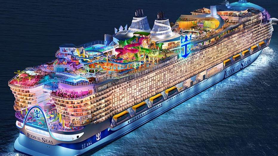 Royal Caribbean gives first look at Icon of the Seas, the world's