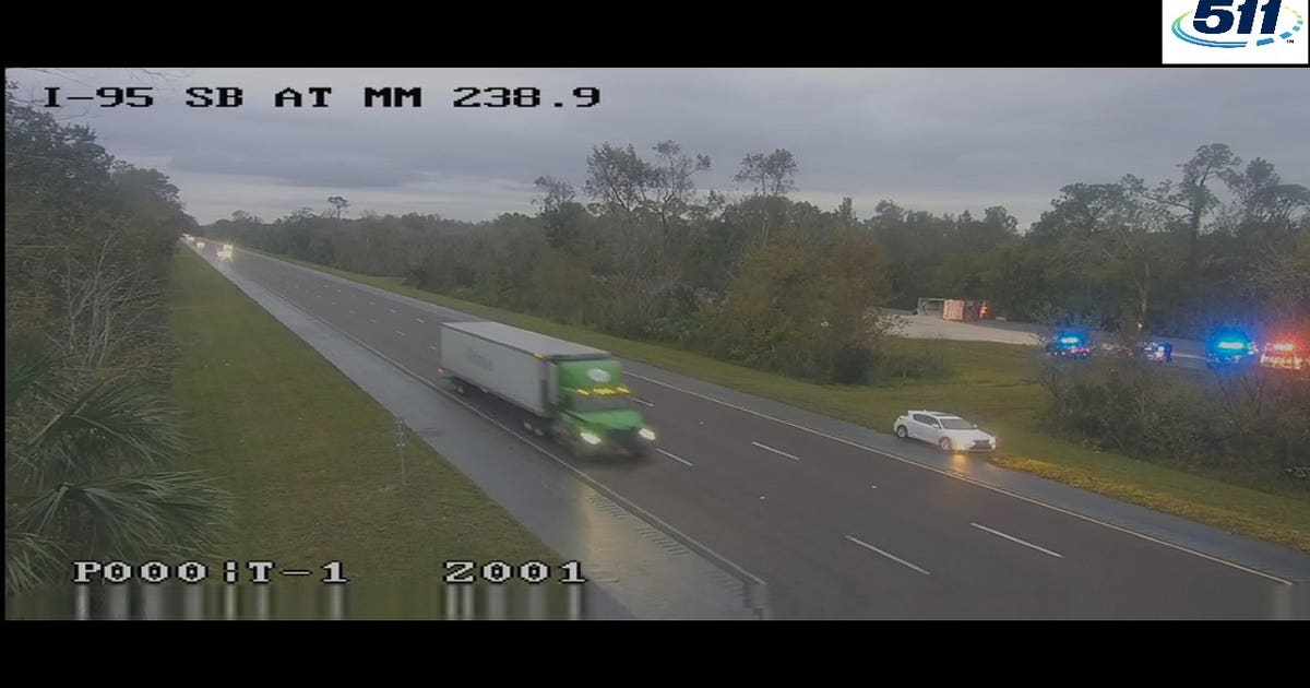 Crash causes I-95 traffic backups in Volusia County | FOX 35 Orlando
