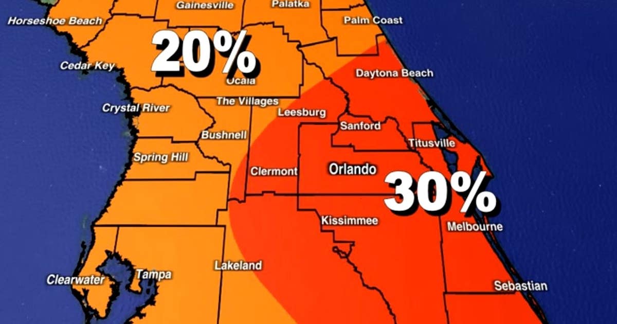 Warm weekend with some rain possible in Central Florida | FOX 35 Orlando