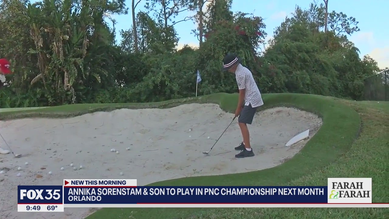 LPGA great Annika Sorenstam and her son to play in PNC Championship
