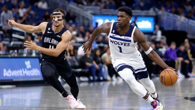 Edwards, Towns lead Timberwolves to rout of Magic, 126-108