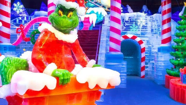 Grinch-inspired ICE! exhibit at Gaylord Palms opens Friday