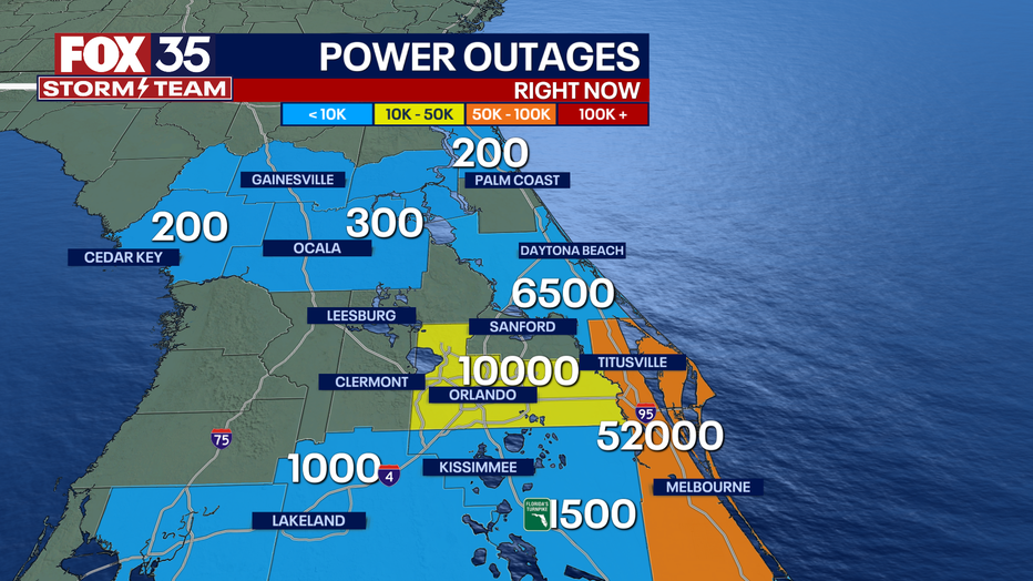 North Central Florida power outage reporting phone numbers and