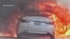'Run!': Florida grandma recounts moment car burst into flames as family drove down road