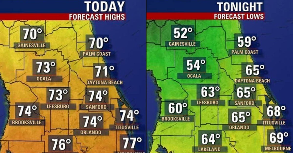 Orlando weather: Cold front brings comfortable temperatures to Central ...