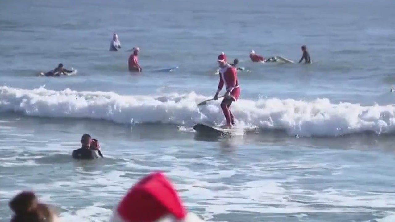 'Surfing Santas' prepare for annual Christmas Eve event at Cocoa Beach