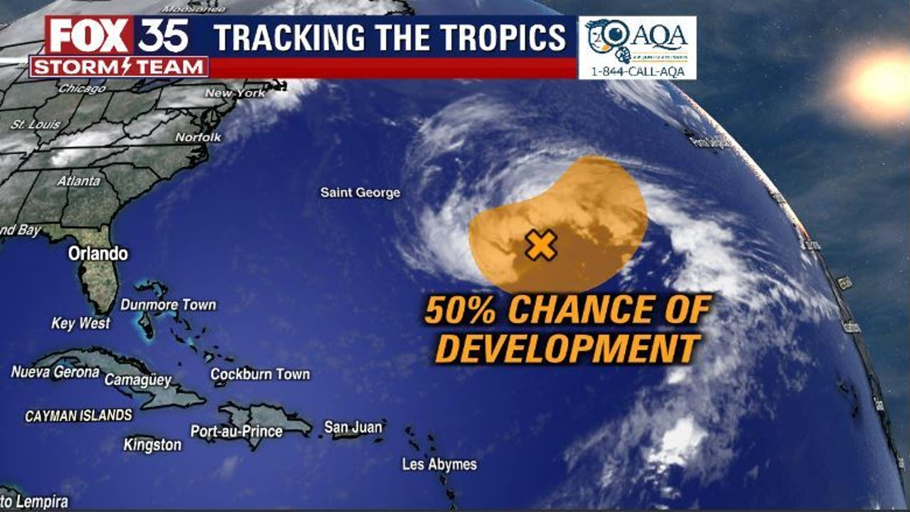 Chances Increase For Tropical Disturbance To Possibly Become Named ...