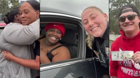 Secret Santa: Ocala police surprise drivers with $100 instead of traffic tickets