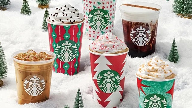 Starbucks releases holiday menu featuring first-ever holiday refresher