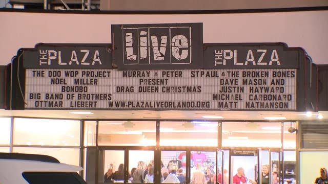 Christmas drag show at Orlando venue targeted by Florida officials, as hundreds demonstrate outside