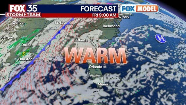 Orlando Weather Forecast: Tracking a warming trend just in time for New Year's Day