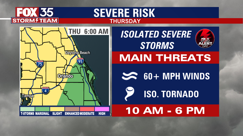 Orlando Weather: Severe Storms Possible In Central Florida This Week ...