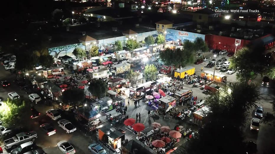 World Food Trucks Kissimmee Park Celebrates Navidad With Hispanic   WOFL World Food Trucks Aerial1 