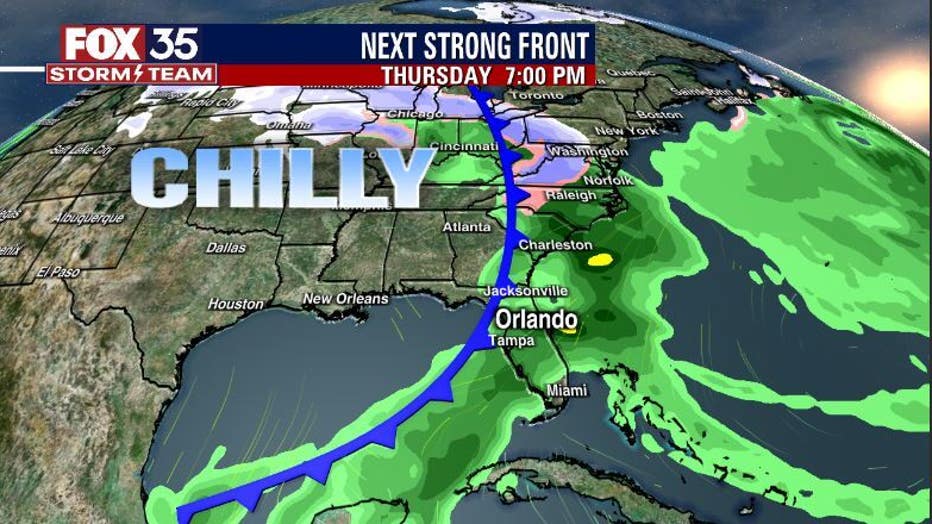 TIMELINE: Cold Front To Drop Temperatures Into The 30s, 40s In Central ...