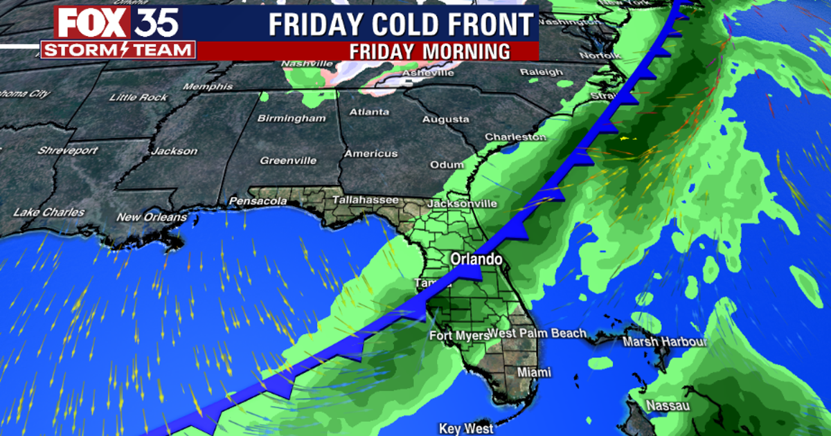 Orlando weather: System to bring storms, chilly temperatures in the 30s ...