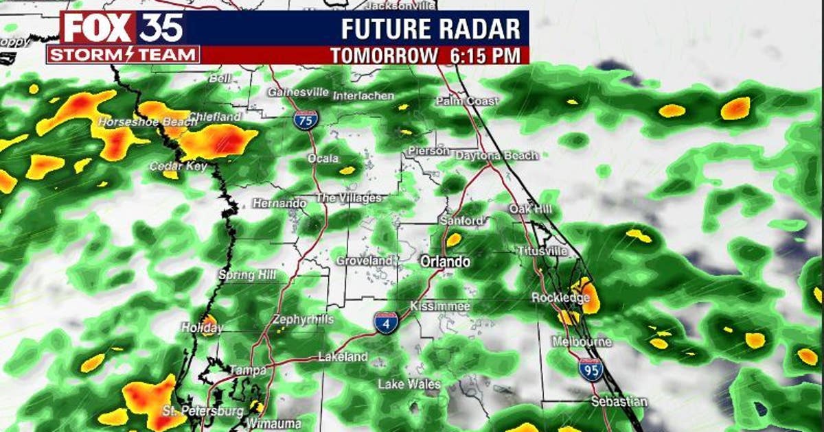 Orlando weather: Front to bring weekend rain, cooler temperatures to ...